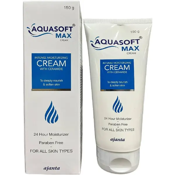 Aquasoft Max Paraben Free Intensive Moisturising Cream | For All Skin Types